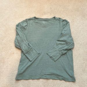 Women puff 3/4 sleeve shirt